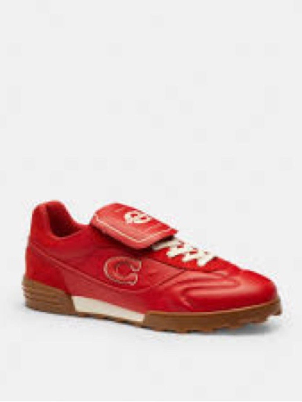 Coach Matcher True Red Sneakers - C Logo Size 7.5 B Women’s